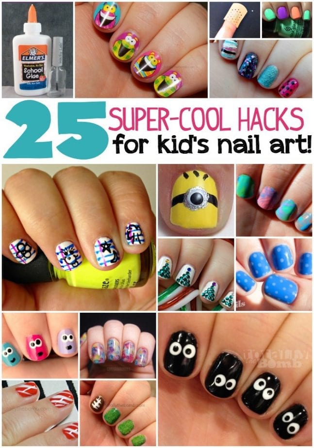 25 Kid's Nail Art Hacks - Totally The Bomb.com