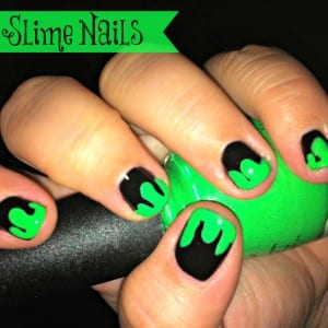Slime Nails for Halloween