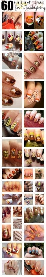 60 Thanksgiving Nail Art Ideas Round Up From Totally The Bomb.com