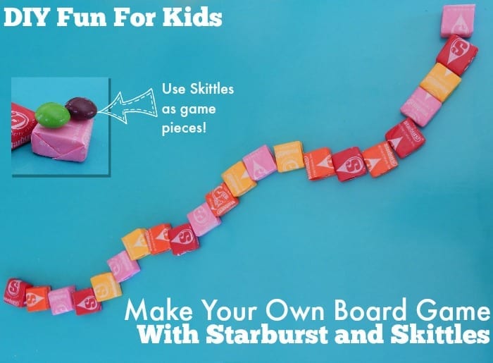Make your Own Board Game With Starburst and Skittles #AD #CBIAS