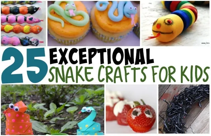 25 exceptional snake crafts for kids