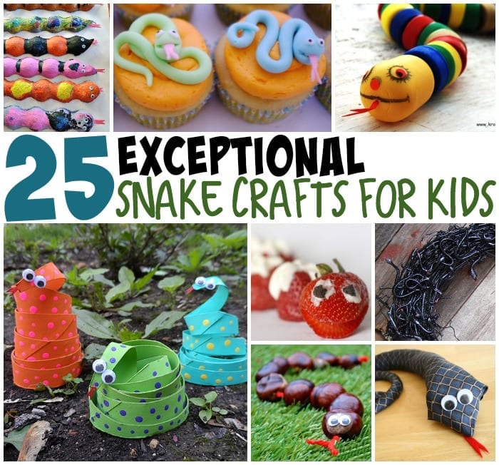 snake crafts for kids