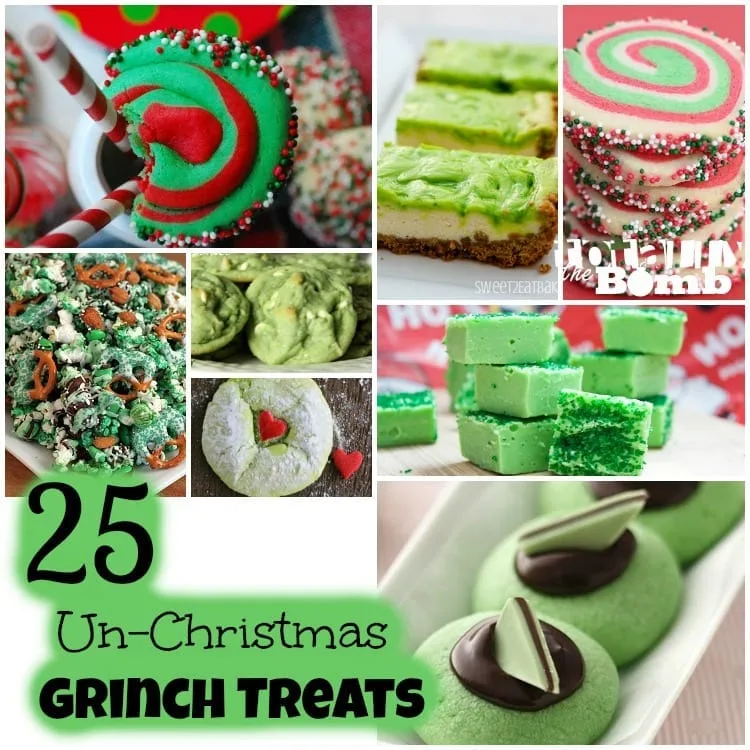 25 UnChristmas Grinch Treats Square