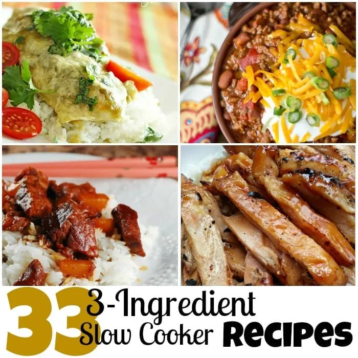 33 3-Ingredient Slow Cooker Recipes Square