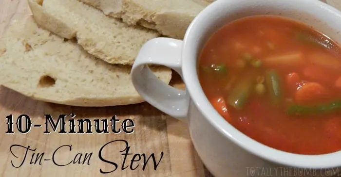 10-Minute Tin-Can Stew FB
