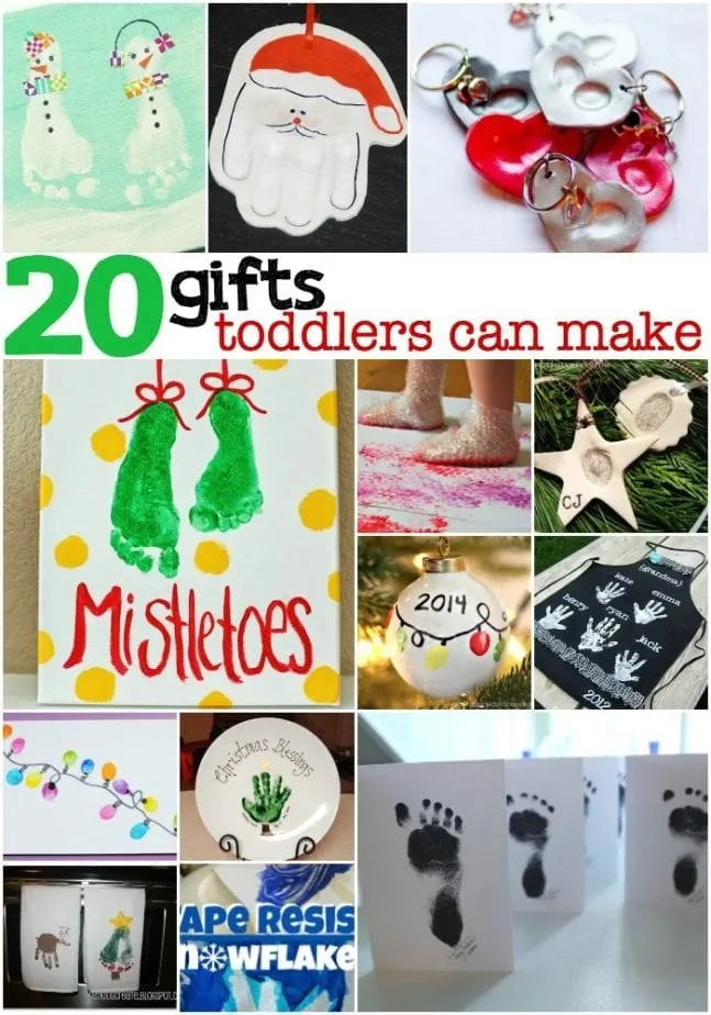 20 gifts toddlers can make