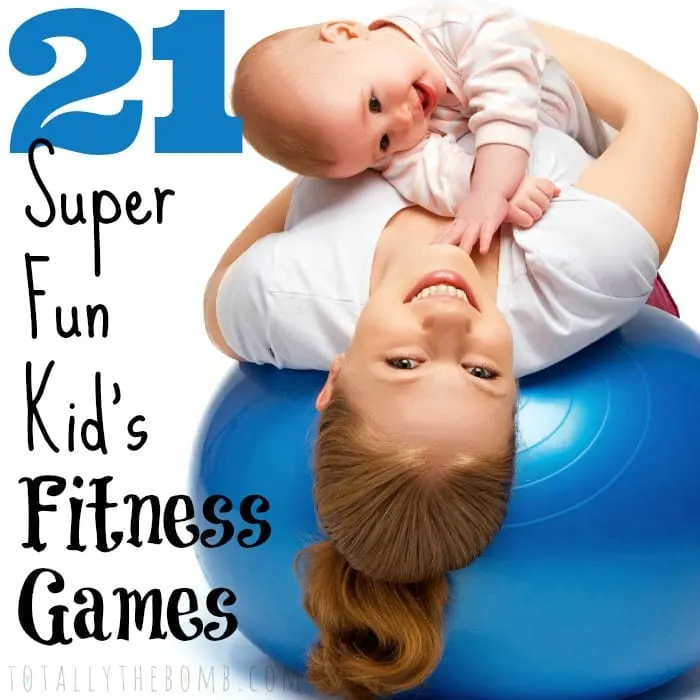 21 Super Fun Kid's Fitness Games Square w txt