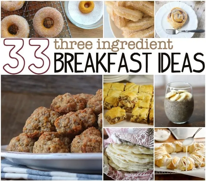 3 ingredient breakfasts