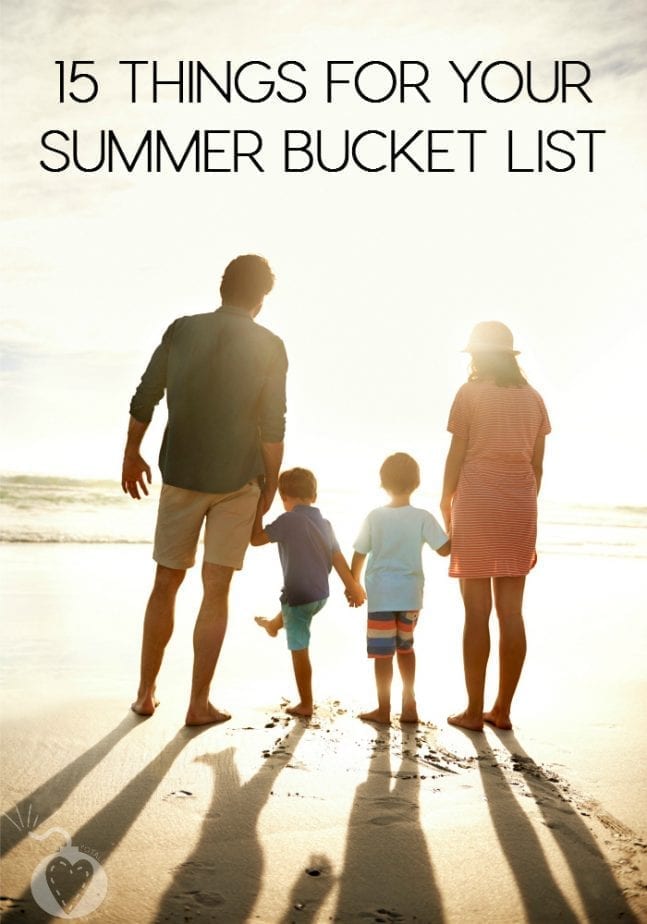summer bucket list beach