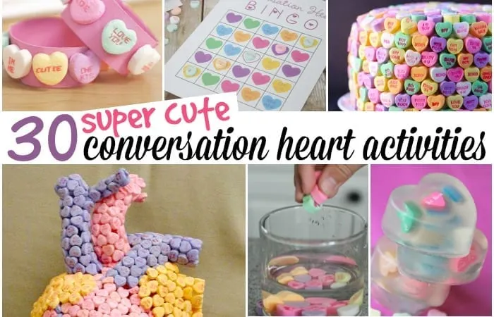 30 super cute conversation heart activities