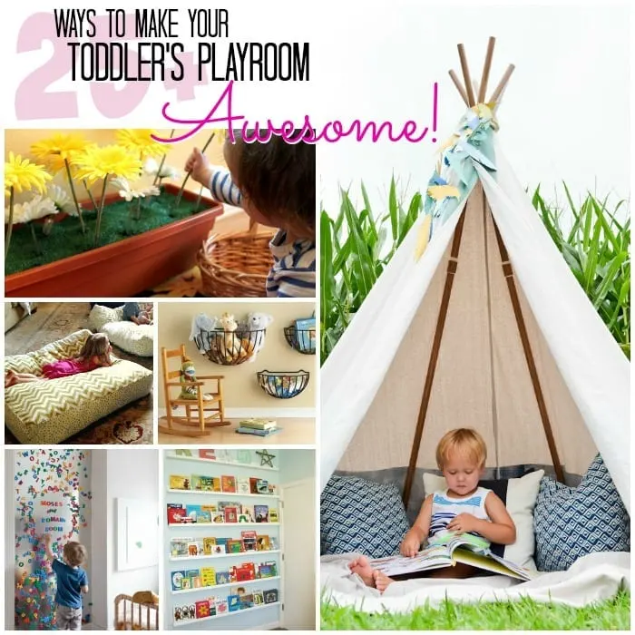 Toddler Playroom Awesome Square w txt
