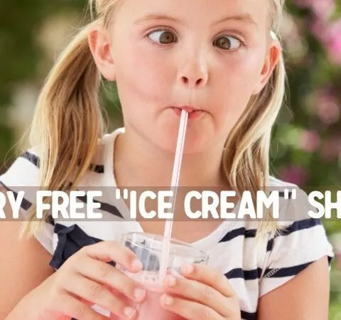 allergy friendly ice cream shake smoothie