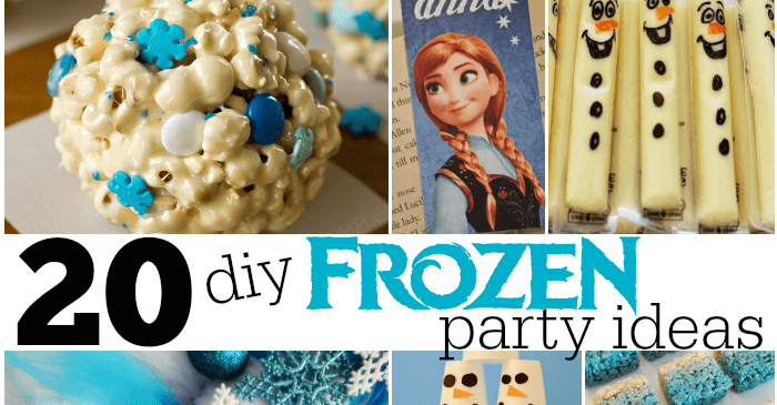 20 + DIY Frozen Party Ideas