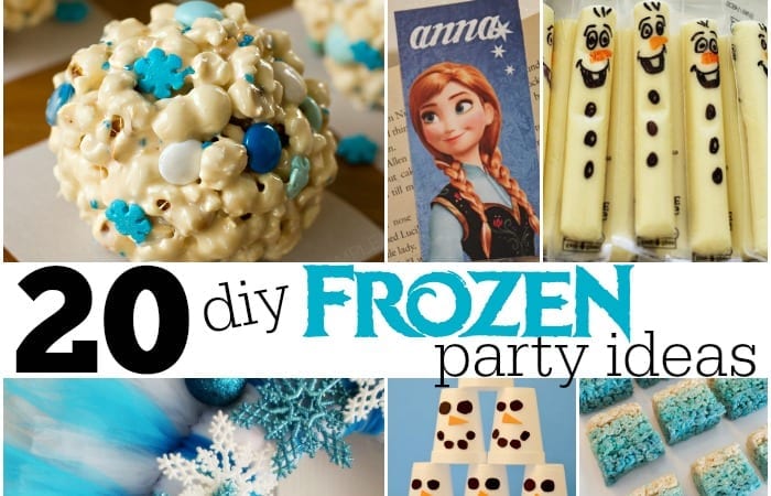 20 + DIY Frozen Party Ideas