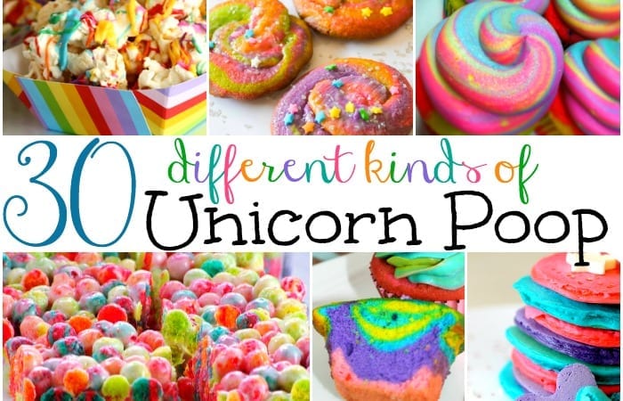30 kinds of unicorn poop