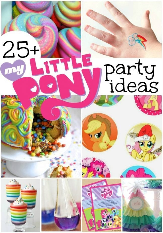 My Little Pony Party Ideas Pin txt