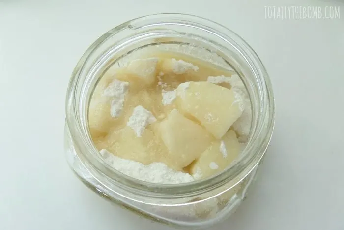 Pear Jar Cake Process