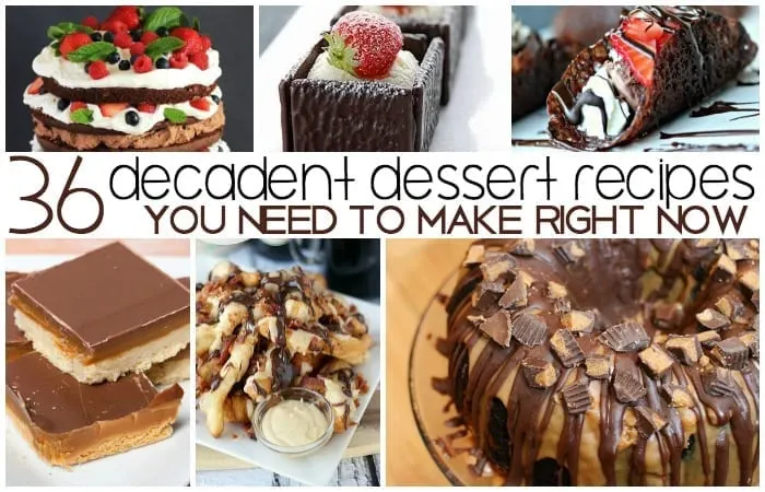 decadent dessert recipes