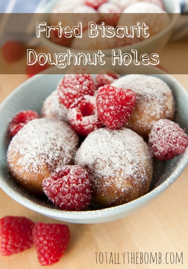 Fried Biscuit Doughnut Holes