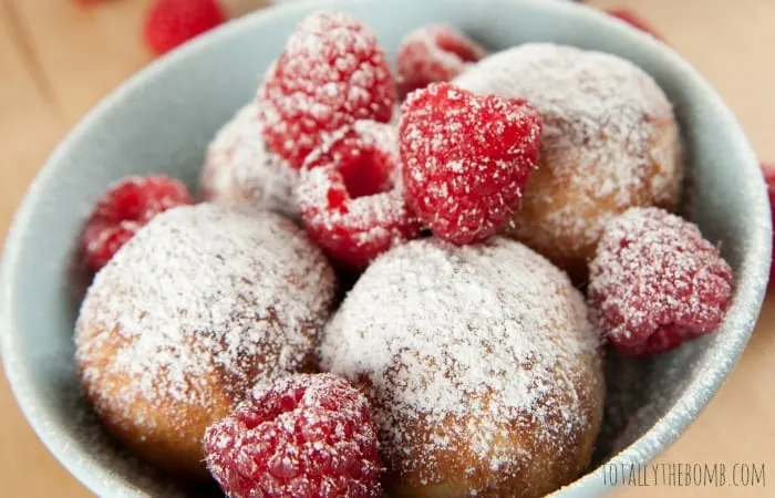 Fried Biscuit Doughnut Holes