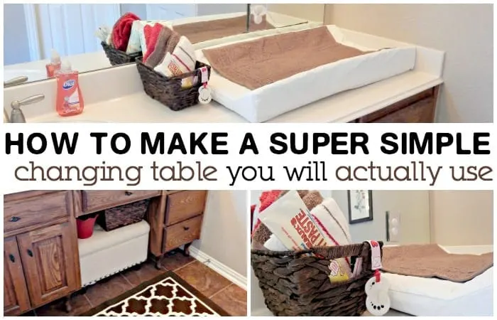 how to make a changing table you will actually use