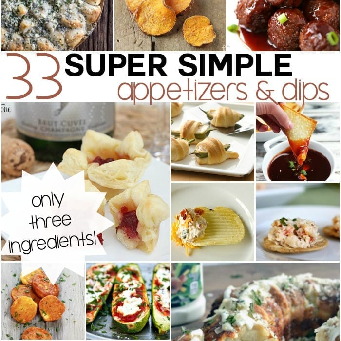 super simple appetizers and dips