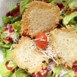Asiago Cheese Crisps for Salad