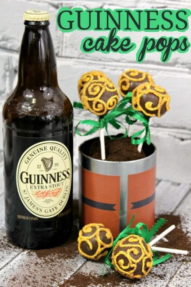 Guinness cake pops