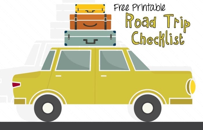 Free Printable Road Trip Checklist