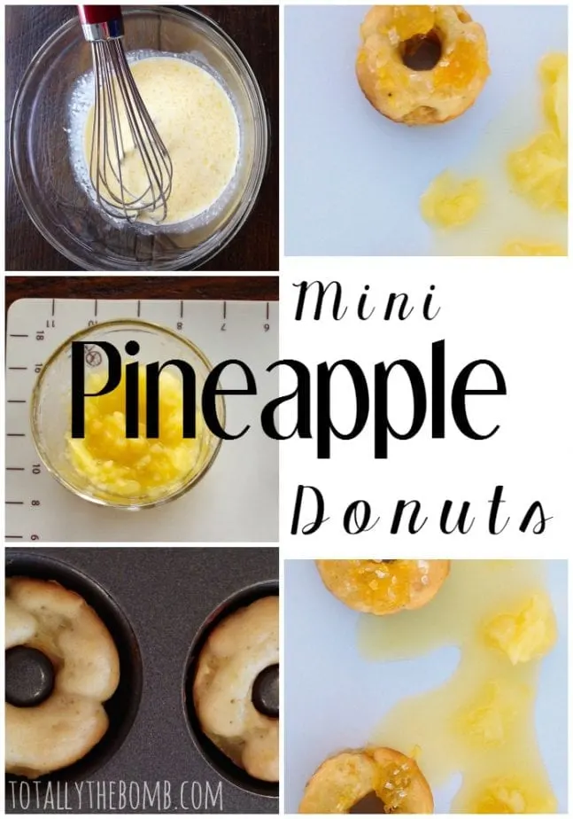 Mini Pineapple Donuts 