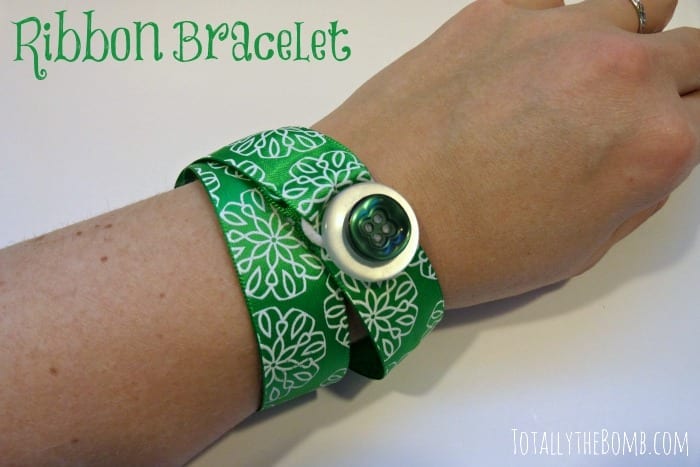 Ribbon Bracelet DIY