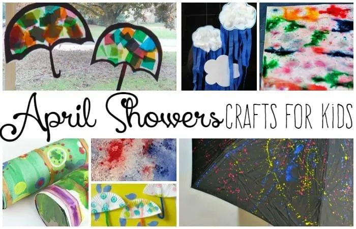 20 April Showers Crafts for Kids