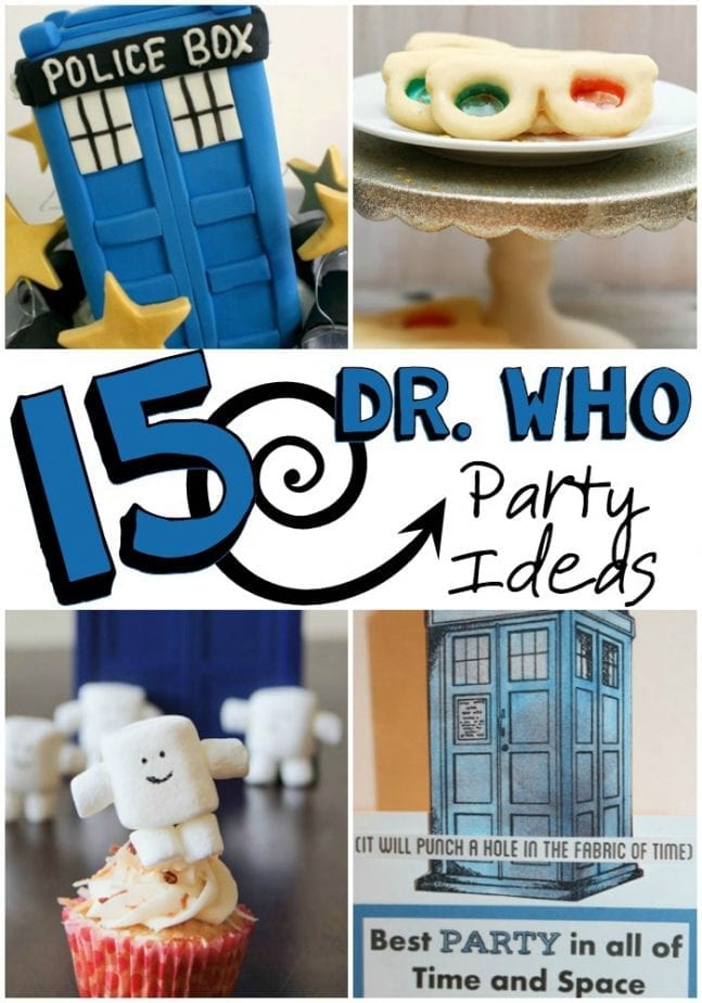 dr. who party ideas pin
