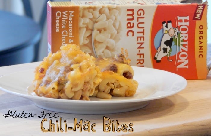 gluten free chili-mac bite snack