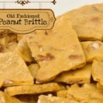 old fashioned peanut brittle