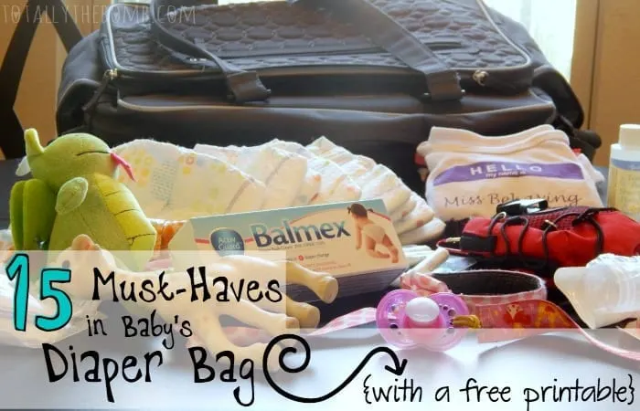 what do I need in my diaper bag