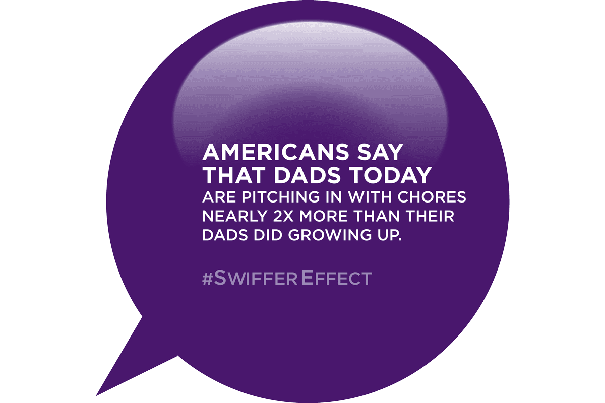 american dads are pitching in more and more with household chores