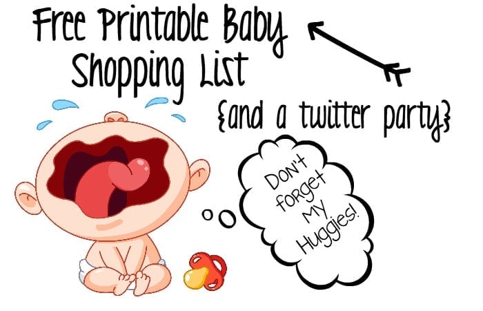 shopping list for a newborn feature