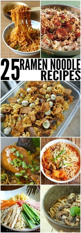25 Ramen Noodle Recipes. So yummy! Ramen is what's for dinner!
