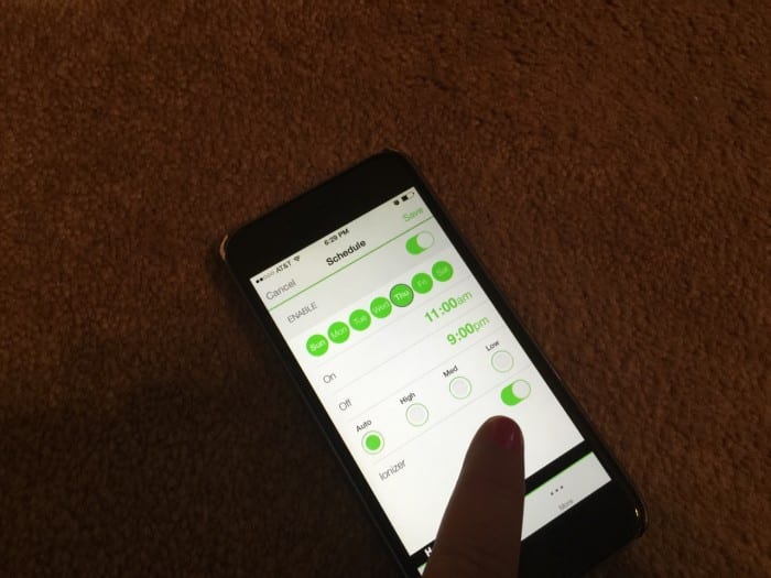 This wemo app makes using the holmes air purifier so much easier to use