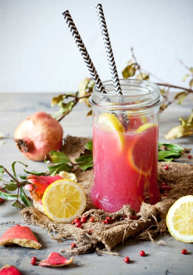 pomegranate lemonade