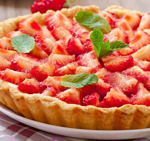 dairy-free strawberry tart