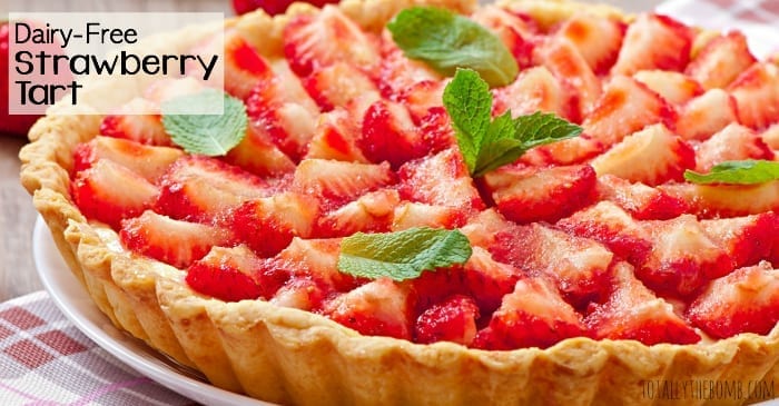 dairy-free strawberry tart