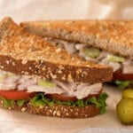 toasted tuna salad sandwich