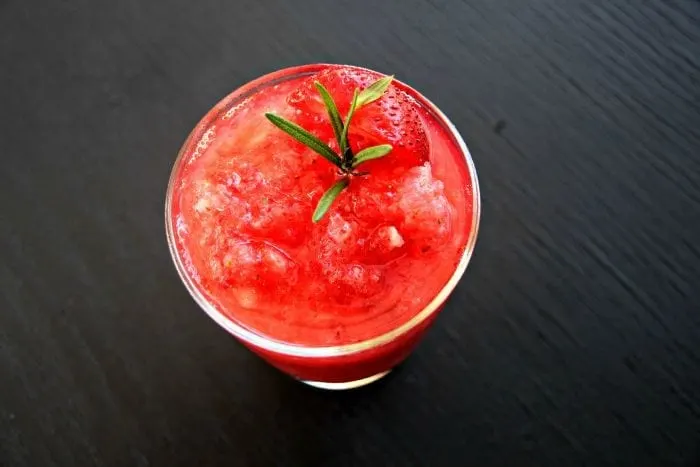 Strawberry Vodka Slush Crush
