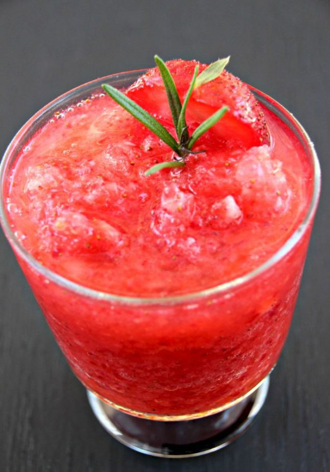 Strawberry Vodka Slush