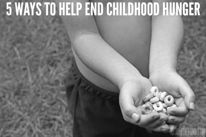 5 ways to help end childhood hunger featured