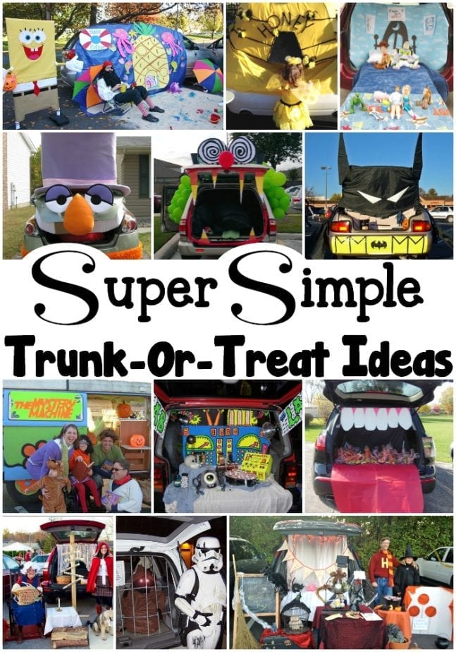 Super Simple Trunk Or Treat Ideas for Halloween