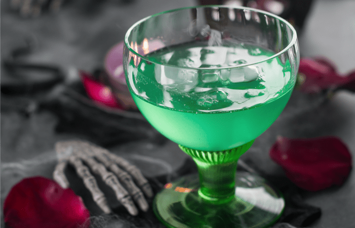 green pucker wine perfect halloween drink