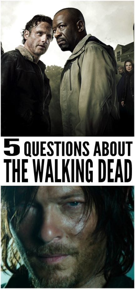As we start season six, I have 5 pressing questions about The Walking Dead...and I hope you can help! Click now!